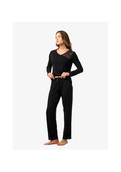Blackspade Kadın Pijama Takımı 52202 - Siyah