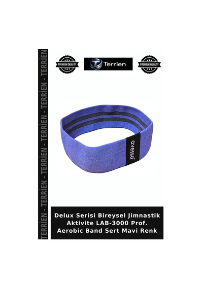 Delux Serisi Bireysel Jimnastik Aktivite Lab-3000 Prof. Aerobic Band Sert Mavi Renk