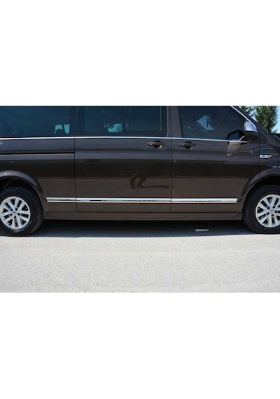 Vw T5 Transporter Krom Yan Kapı Çıtası 7 Parça Uzun Şasi 2003   V