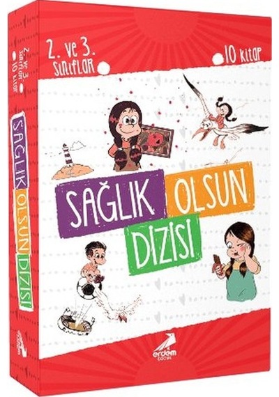 Sağlık Olsun Dizisi-10 Kitap Takım - Sevinç Kuşoğlu - Erdem Çocuk