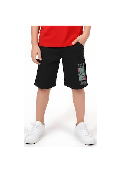 Fyk Kids Erkek Çocuk Baskılı Sıfır Kol Trex Roar Alt-üst Takım Kırmızı