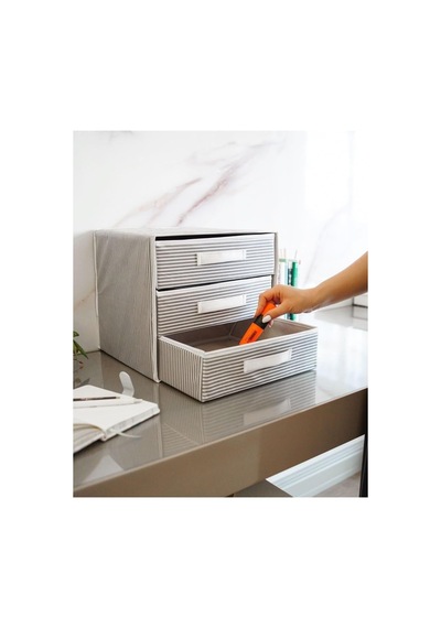 Tr Dolap İçi Kumaş Kaplamalı Mini Çekmece Organizer, Çekmeceli Dolap İçi Düzenleyici, İç Çamaşırı Çorap Diğer