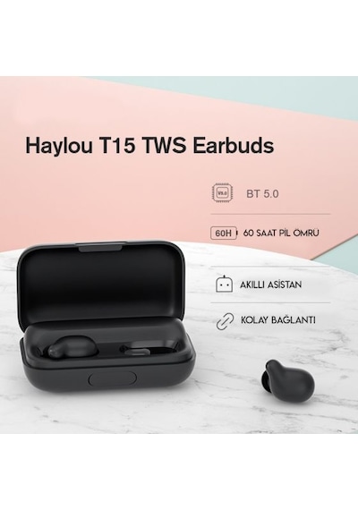 Haylou T15 Bluetooth 5.0 Kulak İçi Kulaklık Haylou T15 Bluetooth 5.0 Kulak İçi Kulaklık