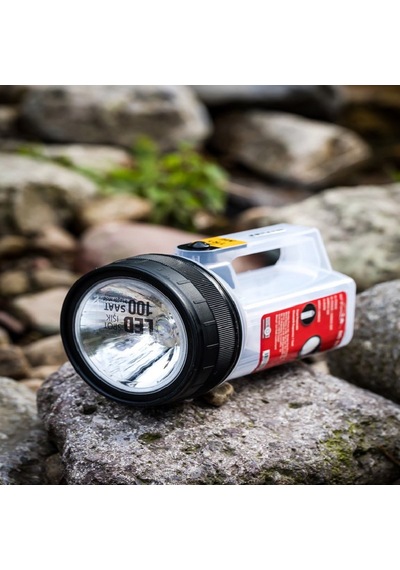 Nurgaz Ng-181 Campout Pilli Led Kamp El Feneri Suya Dayanıklı Siyah