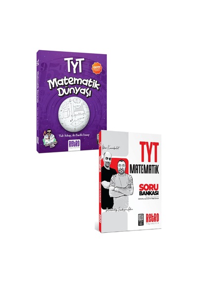 2026 Model Tyt Matematik Dünyası + Tyt Matematik Soru Bankası 2li Set Retro Yayınları