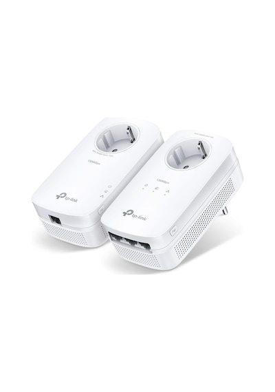 Tl-pa8033p Kit, Av1300 3-port Gigabit Passthrough Powerline Start