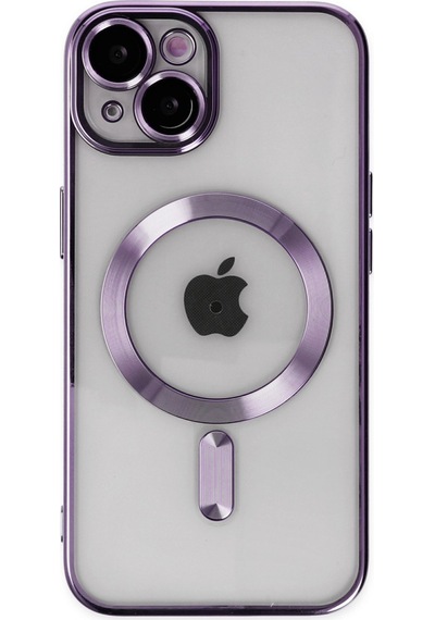 Apple iPhone  Uyumlu,  14 Kılıf Kross Magneticsafe Kapak - Mor