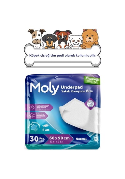 Moly Köpek Çiş Eğitim Pedi 30'lu