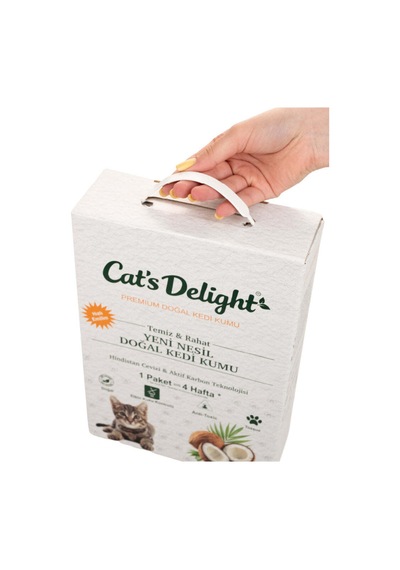 Hindistan Cevizi Kabuğu & Aktif Karbon Teknolojili Kedi Kumu 5 Litre X 4 Adet