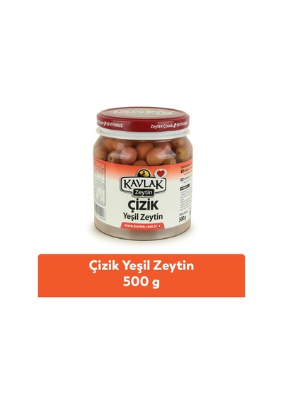 Çizik Yeşil Zeytin 500 Gr