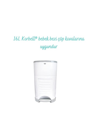Bamm Bamm Ve Korbell Bebek Bezi Çöp Kovaları İle Uyumlu 3 Paket Çöp Poşeti Genel