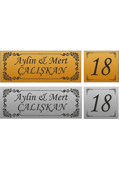Metal Kapı Işimliği Ve Numarası