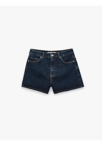 Koton Normal Bel Düğmeli Pamuklu Rahat Kalıp Mini Denim Şort Koyu İndigo 6sal40003md İndigo Koton Normal Bel Düğmeli Pamuklu Rahat Kalıp Mini Denim Şort Koyu İndigo 6sal40003md İndigo