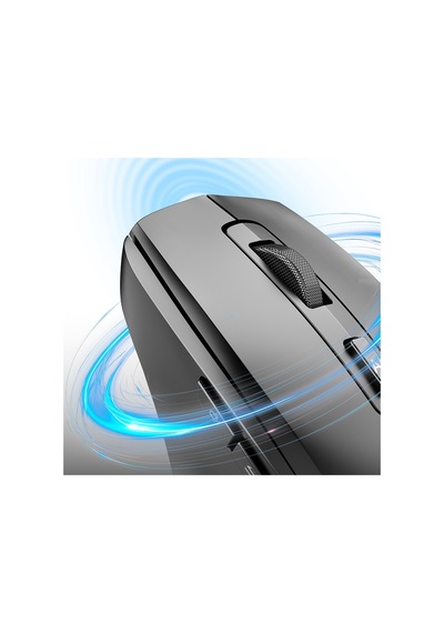 Lenyes Ws106 Yapay Zeka Destekli Çift Bluetooth Bağlantılı 2.4g Kablosuz Mouse 1200 Dpı Siyah Ws106