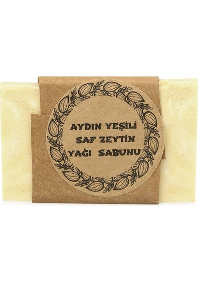 Aydın Yeşili El Yapımı Saf Zeytinyağlı Sabun 1 Adet