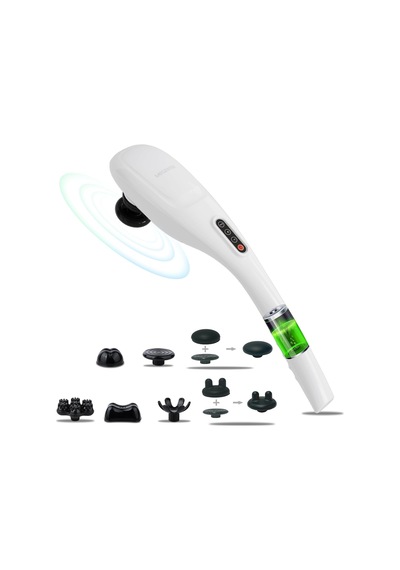 3200mah Şarj Edilebilir Pil, 5 Hız Ve Sert, Orta Ve 2 Yumuşak Silikon Düğümlü 5+2 Masaj Düğümüne Sahip Megawıse Kablosuz El Sırt Masajı İnci Beyazı 3200mah Şarj Edilebilir Pil, 5 Hız Ve Sert, Orta Ve 2 Yumuşak Silikon Düğümlü 5+2 Masaj Düğümüne Sahip Megawıse Kablosuz El Sırt Masajı İnci Beyazı