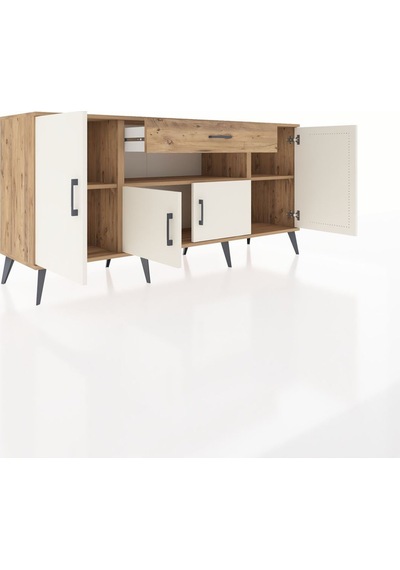 Hyperion Konsol 3 Raflı Tek Çekmeceli 4 Kapaklı 176x44x83 Çam-aytaşı/çam Aytaşı/çam Hyperion Konsol 3 Raflı Tek Çekmeceli 4 Kapaklı 176x44x83 Çam-aytaşı/çam Aytaşı/çam