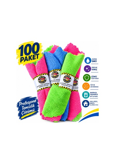 Dürüm Microfiber Bez 4'lü 100 Paket