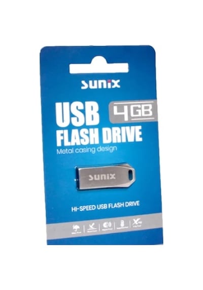 Sunix 4 GB Metal Flash Bellek