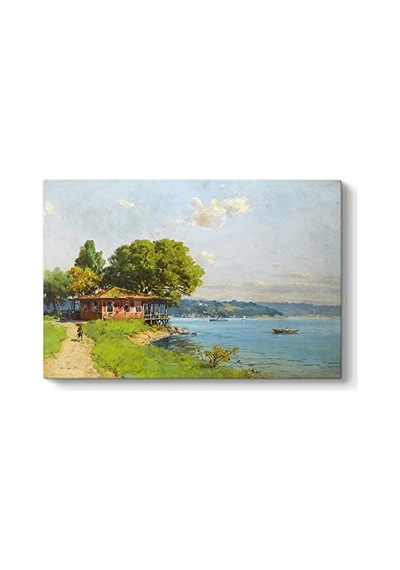 Hoca Ali Rıza - İstanbul Tablosu 90 X 60 -
