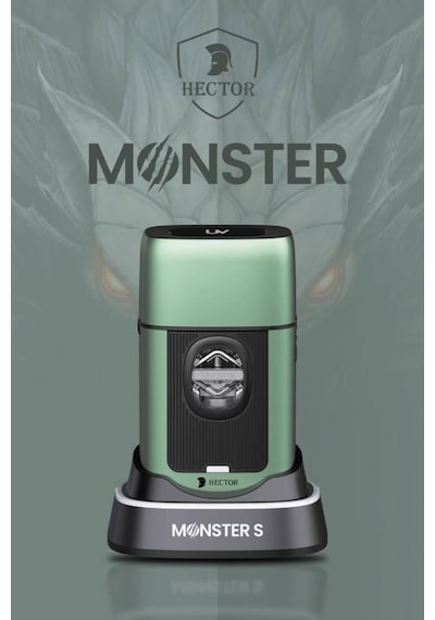 Hector Monster S 8000 Rpm Type-c Tıraş Makinesi Yeşil