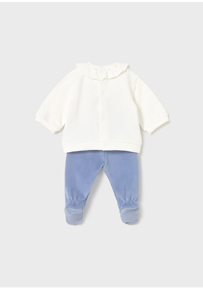 Kız Bebek Alt Üst Takım 2555 Mavi
