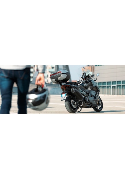 Gıvı V58n Motosiklet Arka Çanta Açık Gri 58lt Gri