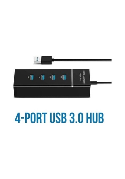 Usb Çoklayıcı 4in1 Usb 3.0 4 Port Çoğaltıcı Hub 5gpbs Hızlı Aktarım 30cm Kablo Pc Bilgisayar Switch Splitter