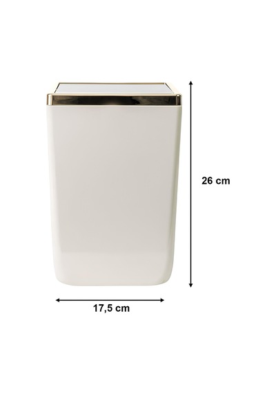 Toskana Cop Kovası 6 Lt Bej M-sa05-09