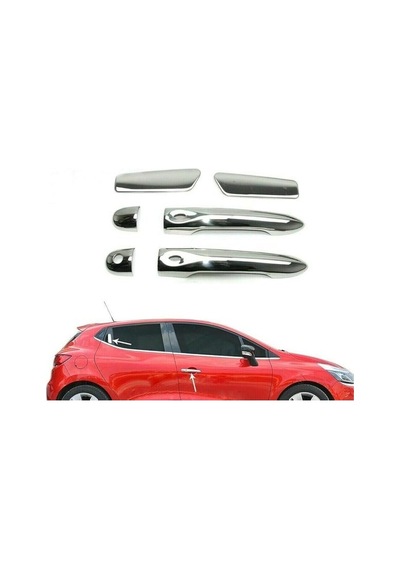 Renault Clio 4 Hb Krom Kapı Kolu 4 Kapı 2012-2019 Sensörlü A+ Kalite