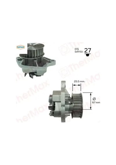 Pompa Devirdaim Vw Polo 1.4 16v Eng.afh Supsan 036121005/ 036121005d/ 036121005j