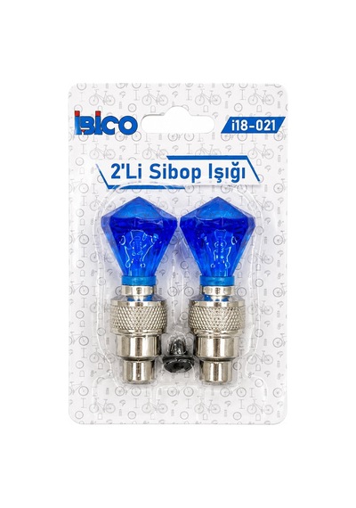 İbico İ18-021 Sibop Işık 2 Adet Araç Pilli Motor Şeffaf Bisiklet Hareket Sensörlü - 50'li Paket Çok Renkli