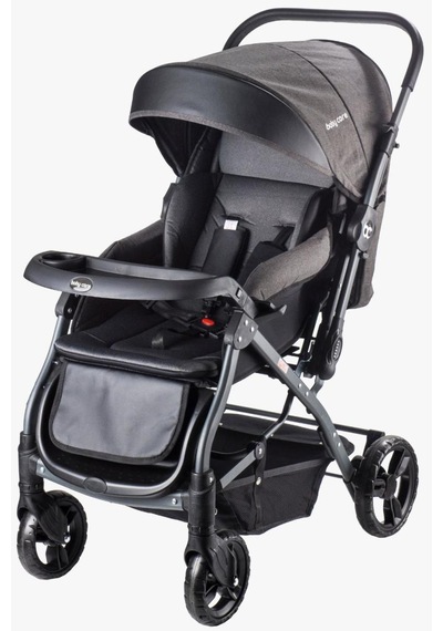 Baby Care 65 Capron Çift Yönlü Bebek Arabası Siyah