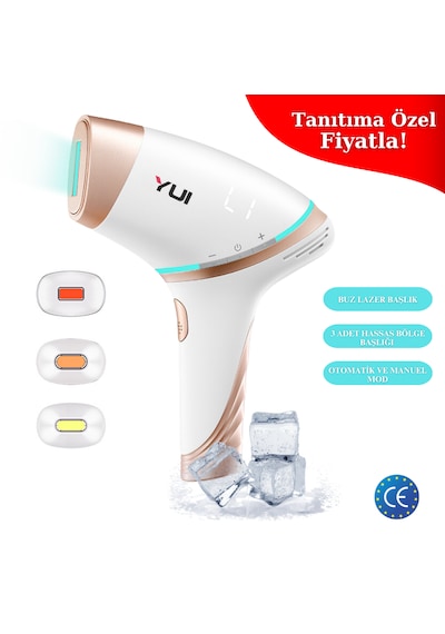 Yui Iplv15 Pro 3 Başlıklı Buz Lazer Epilasyon Cihazı