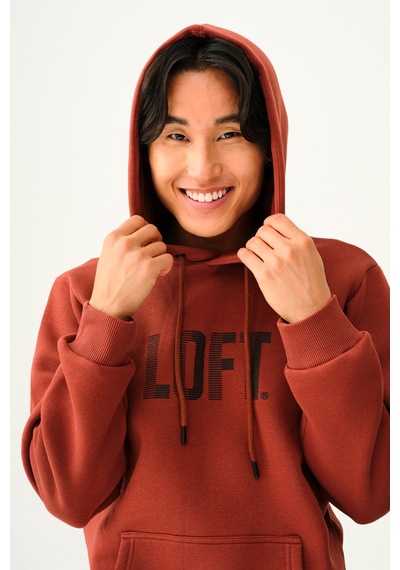 Erkek Sweatshirt Lf2038246 Kahverengi