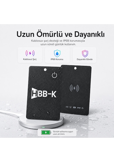 Hbb-k Apple Uyumlu iOS&android Akıllı Kart Siyah 2'li Paket
