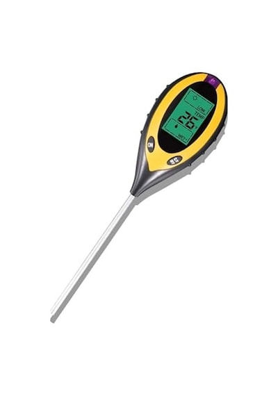 Unichrome 4lü Toprak Ph Ölçer Sıcaklık Ölçer Nem Ölçer Işık Ölçer Pilsiz Toprak Test Aleti