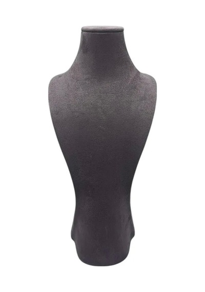 Yerli Üretim Adonis Model Sardunya Kumaş Füme Renk Boy 38cm Kolye Takı Sergileme Mankeni Çok Renkli