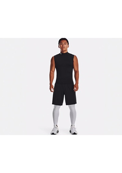 Under Armour Ua Hg Armour Comp Mock Sl Erkek Antrenman Atleti 1361521-001 Siyah