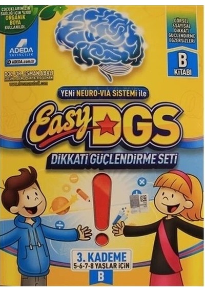 Adeda Easy Dikkat Güçlendirme Seti 5-8 Yaş B