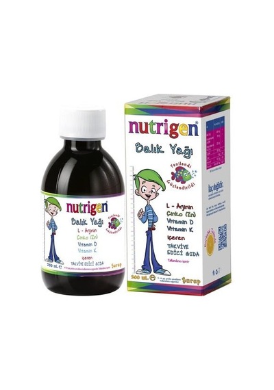 Nutrigen Balık Yağı Şurup 200  ML