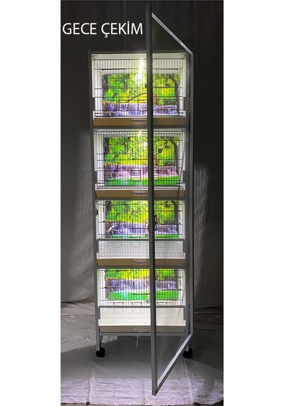 İstanbul Kafes Model 1 Pvc Kuş Dolabı