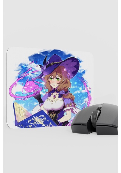 Lisa Genshin Impact Anime Oyuncu V1 - 22x18 Gaming Mouse Pad Fare Altlığı