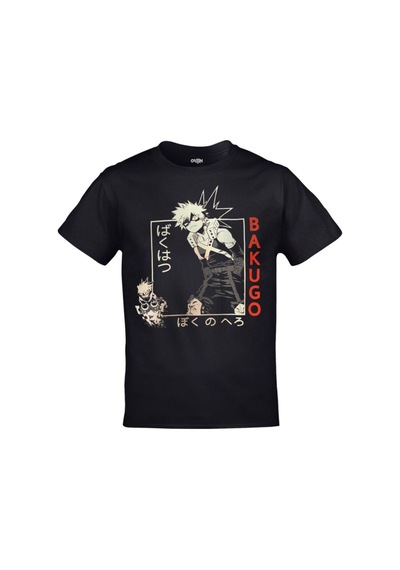 Kalic Studio My Hero Academia Bakugo Baskılı Unisex Siyah Siyahorj339