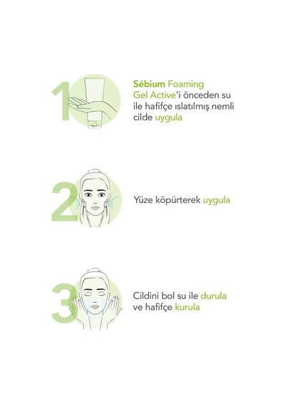 Sebium Foaming Gel Active Yağlı Ve Akneli Cilt, Glikolik Asit Yoğun Arındırıcı Temizleme Jeli 200ml