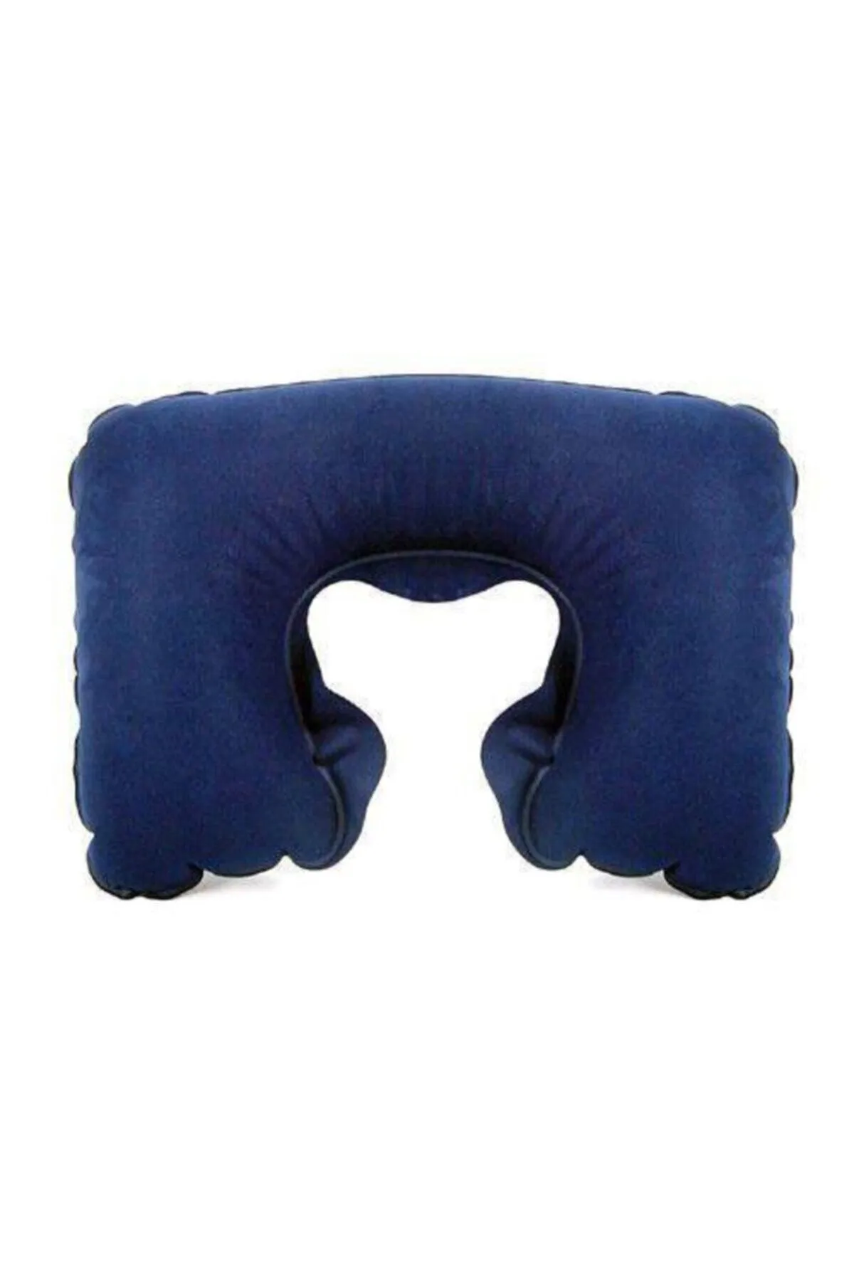 Ergonomik Şişme Boyun Yastığı - Seyahat, Uçak Ve Yolculuk Yastığı Lacivert