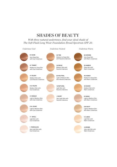 The Soft Fluid Long Wear Foundation Spf20 30 Ml