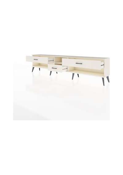 Arges Tv Ünitesi Tek Raflı 3 Çekmeceli 220x30x51 Aytaşı-aytaşı Aytası/aytası - Aytası