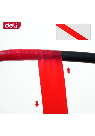Delı Elektrik Yalıtım Bandı 0.13mm 18mm 10m Kırmızı İzolasyon Bandı