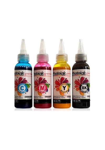 Epson Surecolor SC-F500 uyumlu 4 Renk 100ML Sublimasyon Mürekkep